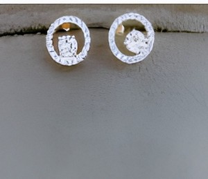 Conjunto de Collar y Pendientes con Piedras de Circonita Cúbica, Estilo Moderno y Elegante, en Oro y Plata Pulida, para Mujer, para Fiestas - Product Image 3