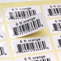 Etiquetas Adhesivas Personalizadas con Código de Barras, Acabado Mate y Brillante, Resistentes al Agua y a la Luz Solar, en Rollo, para Empaquetado de Supermercados