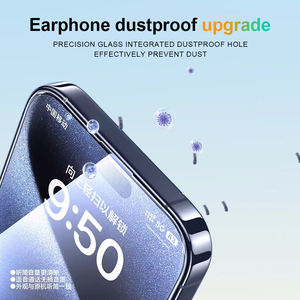 ฟิล์มโทรศัพท์มือถือกันฝุ่นอลูมิเนียมสูงกันฝุ่น HD + สำหรับ <span class=keywords><strong>iPhone</strong></span> 16 Pro SUPER <span class=keywords><strong>4K</strong></span> HD - Product Image 3