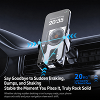 Accessoires multifonctionnels tendance : support de navigation et chargeur sans fil 15W à refroidissement semi-conducteur pour voiture
