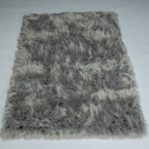 Tapis rectangulaire lavable en Polyester acrylique, accessoire de haute qualité, fausse fourrure de mouton, - Product Image 5