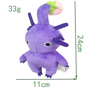 Muñeco de peluche Kawaii de flores moradas, 9 estilos, juguetes de peluche suaves para niños All Star Pikmin Ice Pikmin juguetes con función de alivio del estrés - Product Image 6