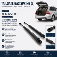 Resorte de Gas para Puerta Trasera, Repuesto Original para Mercedes Benz, Nueva Pieza de Repuesto Directa de Fábrica OE 1647400145