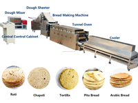 Vente en gros pas cher Afghan Irakien Italie Perse Lavash Arabe Pain Roti Mélange Façonner La Cuisson Faisant La Machine Prix En Éthiopie
