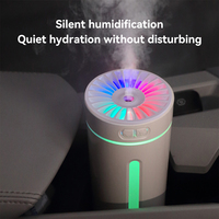 Humidificateur d'air portable USB mini 300 ml avec 7 lumières colorées pour voiture, bureau et usage domestique – Vente en gros