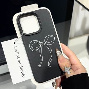 Funda Protectora para Teléfono Móvil de TPU con Estampado de Lazo Grande y Patrón de Cuero, al Mejor <span class=keywords><strong>Precio</strong></span>, para <span class=keywords><strong>iPhone</strong></span> X, Xr, <span class=keywords><strong>Xs</strong></span>, 11, 12, 13, 14, 15, 16, 17 Pro <span class=keywords><strong>Max</strong></span> - Product Image 5