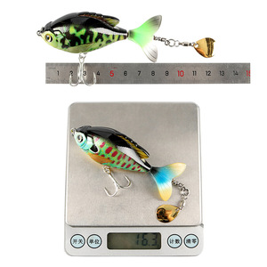16.9G Leurre Appât Hélice Tracteur Dur Appât Flottant Crayon Leurre Appât VIB <span class=keywords><strong>Blood</strong></span> Hook - Product Image 4