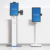 Kiosque de commande automatique pour restaurant de 15,6 à 23,8 pouces, terminal de paiement tout-en-un, écran tactile capacitif interactif, Windows 10 POS