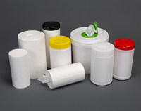 Rouleau de Lingettes Sèches en Microfibre Non-Tissé Spunlace Mécérables pour Patients, Nettoyantes, en Bidon, Fabrication Usine