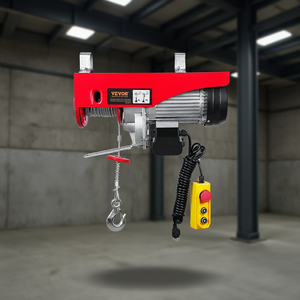 Vevor Electric Wire Rope Hoist 1150W 110V 1320 Lbs Capacity <b>Wired</b> Remote <b>Control</b> For Warehouse Lifting - Product Image 2