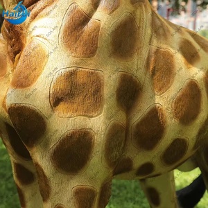 Sculpture de <span class=keywords><strong>girafe</strong></span> en métal de grande taille, design moderne et personnalisé, en fibre de verre et résine, pour extérieur, vente en gros, décoration commerciale - Product Image 5