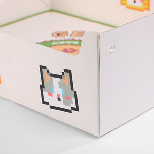 Caja de Arena para Gatos Desechable, Plegable, Portátil, de Papel Corrugado, para Exteriores, de Gran Tamaño, Personalizable - Product Image 4