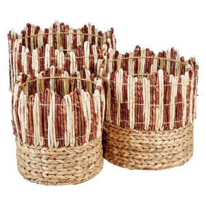 ¡Venta! Cesta de jacinto de agua tejida a mano Hogar y cocina Precio barato al mejor precio - Product Image 5