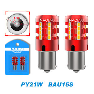 NAO Led T20 lumière Led stroboscopique 7440 P21W lumière Led pour intérieur de voiture, cabine PY21W Para Carros T20 - Product Image 2