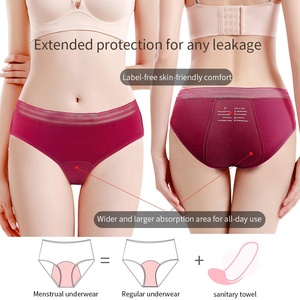 Culotte Menstruelle Homme Sexy 4 <span class=keywords><strong>Couches</strong></span> Douce Respirante à Grande ABSORPTION, Culotte Durable et Réutilisable - Product Image 3