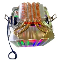 Refroidissement universel pour AMD AM4 FM AM5 intel lga 775 1151 1155 1156 1366 1700 2011 CPU refroidisseur 4 cuivre caloduc jeu radiateur ventilateur