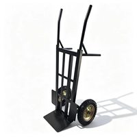 Carrito de Mano Plegable de Hierro Multifuncional y Resistente, Personalizable, con Capacidad de 200 kg, Diseño Duradero, Herramienta de Compras
