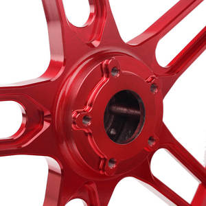 Ruedas forjadas Cóncavo Anodizado Rojo 36 Pulgadas Rueda Freno de disco Wildfire Modificado Delantero Trasero Llantas de rueda de motocicleta - Product Image 4