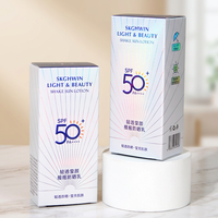 Boîtes en papier personnalisées OEM pour cosmétiques, fond de teint liquide, écran solaire, emballage pour soins de la peau