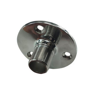 <b>Marine</b> Stainless Steel <b>Hardware</b> Accessories 19mm Fishing Rod Holder Antenna Bracket for Yachts Fishing Boats Speedboats - Product Image 1