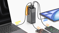 Budi Power Banks Portables Station d'Énergie Solaire Anker 65w 30000mah Batterie Li-polymère de Haute Qualité Affichage LED Power Bank USB C
