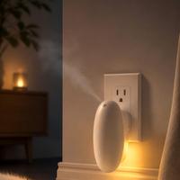 Diffuseur de parfum électrique SCENTA pour toilettes et salles de bain, avec veilleuse, vente en gros, diffuseur intelligent d'huiles parfumées pour la maison