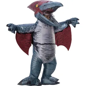 Hot Sale Customizable Size Adult Children Dress Up Gray Pterosaurs Holiday Party Halloween Giant Inflatable Costume