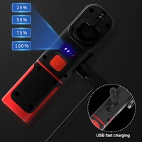 Lampe de travail COB haute puissance personnalisable avec logo : Lampe torche portable réglable à 360 degrés pour la réparation automobile