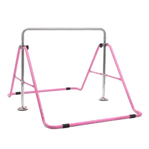 130cm Adjustable Gym Training Pull-Up Bar Equipment Kids Horizontal Sports Gymnastic Bar Custom Logo Fitness & Yoga Balance Beam