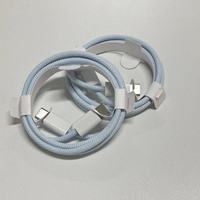 Promo Panas Charger Data Type-C 20W Pengisian Cepat Berkualitas Tinggi untuk Ponsel Pro Max 16/15/14/13/12/11/8/7/6 Kabel 1m Anyaman Tembaga Murni