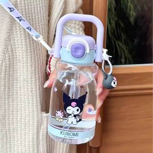 Bouteille d'eau Zuo Mu Kuromi 500 ml sans BPA avec sangle pour enfants, usage scolaire - Product Image 1