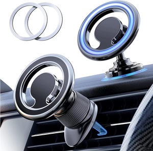 Supporto magnetico per telefono 2024 D19 con gancio in metallo 360 rotazione regolabile per auto porta presa d'aria supporto per auto - Product Image 2