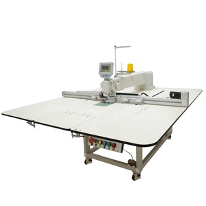 AUTOMATIC HIGH SPEED LOCKSTITCH <b>SEWING</b> MACHINE with PROGRAMMABLE FLAT-BED IRON Manual Feed <b>for</b> GARMENT - Product Image 4