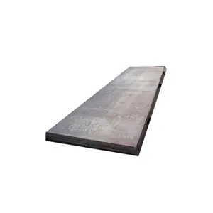Placa de acero al carbono laminada en caliente de bajo precio Q235B Q345q Q370q Q420q Material de construcción de puente Hoja de acero al carbono