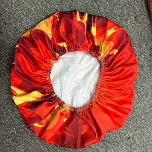 Accessoire de cheerleading, bonnet personnalisé avec logo et bonnet en satin de soie en gros, bonnet double couche pour majorettes - Product Image 2