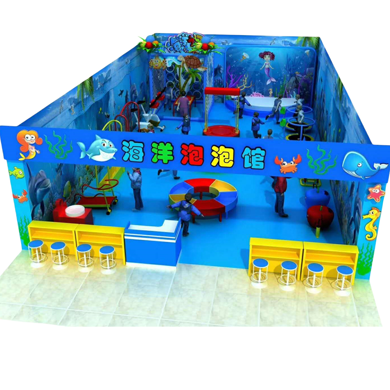 Commercial Outdoor Playground Bubble Station Kids' Amusement Facility with Plastic and Steel Bubble Playground Model Pattern