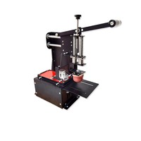 Machine d'impression tampon de petite taille pour t-shirts, étiquettes de col et vêtements