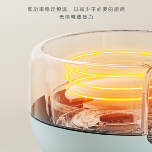 Hervidor eléctrico Midea Baby de 1.5L con revestimiento de vidrio y temperatura constante para preparar y calentar fórmula. - Product Image 2