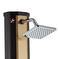 Jade Jade 35l Colonne de Douche Portable Solaire de Jardin Extérieur pour Piscine Plage Lieux Publics