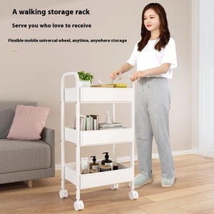 Estante <span class=keywords><strong>de</strong></span> Almacenamiento <span class=keywords><strong>de</strong></span> Múltiples Niveles, Tipo Soporte, <span class=keywords><strong>de</strong></span> Plástico PP, <span class=keywords><strong>para</strong></span> Piso, <span class=keywords><strong>para</strong></span> Guardar Snacks y Otros Artículos, <span class=keywords><strong>para</strong></span> Dormitorio, Baño, Accesorios Prácticos - Product Image 4