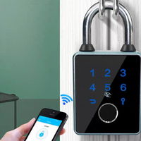 Serrure à cadenas TTLock, serrure à empreintes digitales, cadenas intelligent, système de serrure de porte à empreintes digitales, cadenas numérique avec carte SIM