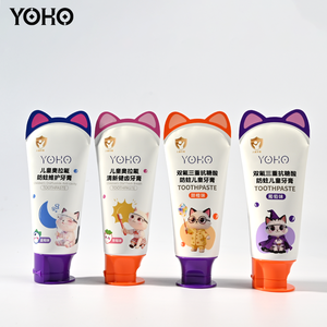 Kedi Kulaklı Kapaklı Çocuk Diş Macunu Tüpü, Çocukların Ağız Bakımı için ABL Plastik Tüp, 60ml/80ml, Eğlenceli Tasarım - Product Image 1