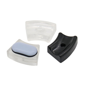 Patins <span class=keywords><strong>de</strong></span> protection pour pieds <span class=keywords><strong>de</strong></span> <span class=keywords><strong>chaise</strong></span> à glissière en <span class=keywords><strong>plastique</strong></span> OEM, base en feutre PTFE, pour bureau et maison, faible bruit - Product Image 3