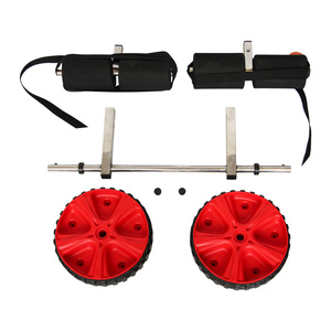 Onefeng-Carrito grande de acero inoxidable para <span class=keywords><strong>kayak</strong></span>, canoa y barco, <span class=keywords><strong>ruedas</strong></span> de playa de plástico, carrito para 1 persona - Product Image 3