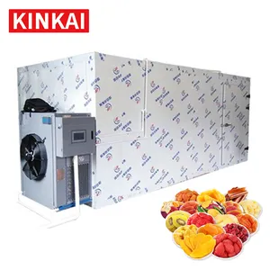 Secador de bandeja de aire caliente industrial Equipo de secador de higo de caqui Goji