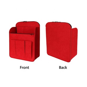 Vente en gros Sac à dos personnalisé léger Livre fourre-tout multi poches Sac cosmétique dans le sac Insert de sac à main Sacs à main Organisateurs de sacs à dos en feutre - Product Image 4