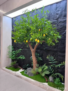 <span class=keywords><strong>Citronnier</strong></span> artificiel, texture de fruit personnalisée, <span class=keywords><strong>citronnier</strong></span> réaliste pour la décoration paysagère - Product Image 2