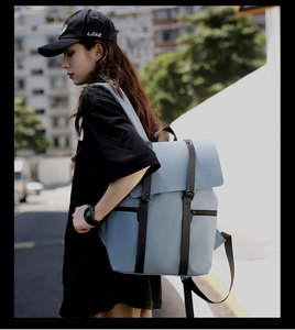 Custom Travel Back Pack <b>Large</b> Capacity Travel Pu Leather <b>Backpack</b> Bag Bookbags Men <b>Women</b> <b>Backpack</b> - Product Image 5