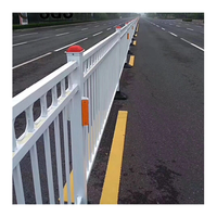 Barrière anti-collision pour voies urbaines, garde-corps en acier galvanisé, barrières de sécurité routière, barrière de circulation temporaire, écologique, durable