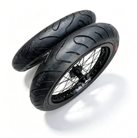Kit de roues Supermoto 17 pouces, jantes 7116, moyeux CNC 6061 pour SurRon Light Bee LBX, pièces de modification et de mise à niveau pour les déplacements urbains